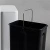 BONAD Kitchen Garbage Can Stainless Steel Rectangular Narrow Trash Can for Household Foot-Operated Trash Can with Lid Suitable for Use in Bathroom, 8L Wastebasket (Color : Gold) view 4