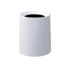 BONAD Kitchen Garbage Can 6L Bathroom Trash Can Kitchen Recycling Trash Can Desk Bedroom Trash Small Trash Can, White/Black Wastebasket (Color : Gold) view 1