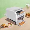 300 Slices/Hour Commercial Conveyor Toaster, 2200W Stainless Steel Heavy Duty Industrial Toasters, Countertop Electric Restaurant Equipment for Home Restaurants Bakery Use view 3