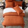 Anluoer Quilt Queen Size Bedding Set-Burnt Orange Embossed, Bedspreads-Lightweight Summer Soft Microfiber Bedspread, Bed Coverlet for All Seasons (1 Quilt, 2 Pillow Shams) view 3