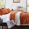 Anluoer Quilt Queen Size Bedding Set-Burnt Orange Embossed, Bedspreads-Lightweight Summer Soft Microfiber Bedspread, Bed Coverlet for All Seasons (1 Quilt, 2 Pillow Shams) view 4