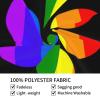 Rqwaaed LGBT Gay Lesbian Furry Paw Pride Rainbow Tapestry 60x40 inch Boutique Wall Hanging Tapestry For Bedroom Party Home Decor view 4