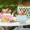8 PCS Tea Party Decorations Floral Teapot Centerpiece Boxes for Princess Birthday Party Garden Theme Table Decor Tea Time Favors, Wedding Reception, Baby Shower, Bridal Shower Supplies view 2