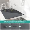 2023 New Kitchen Super Absorbent Draining Mat, Coffee Maker Mat For Countertops Under Coffee Bar Mats Espresso Machine Mat, Dish Drying Mats For Kitchen Counter Rubber Absorbent Draining Mat Pad view 2