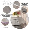 ALFAAL Folding Wall Desk, Wall Mounted Fold Out Desk, Mounted Desk for Small Spaces, Folding Floating Table, Space Saving, for Study, Kitchen (Size : 40X120cm) view 4