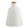 47th & Main Flower Vase | Corked Ceramic Vase for Home Dcor, Medium, White view 1