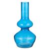 47th & Main Retro Flower Vase | Transparent Glass Bubble Vase for Home Dcor, 13" Tall, Blue view 1