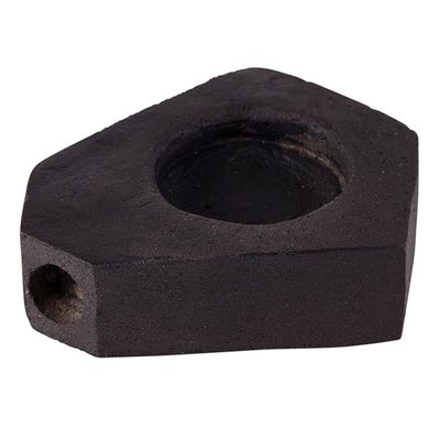 47th & Main Modern Candle Holder Terra Cotta Tealight Candleholder, 3.5" L x 4" W x 1" H, Black Slab