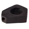 47th & Main Modern Candle Holder Terra Cotta Tealight Candleholder, 3.5" L x 4" W x 1" H, Black Slab view 3