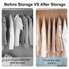 BEISHIDA 120PCS 35.5 Inch Plastic Garment Bag-Plastic Clear Dry Cleaner Laundry Bags for Clothes Cover Hanging Clothes Storage for Coat Suit Shirt Jacket Skirt view 4
