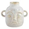 47th & Main Modern Pottery Jug | Narrow Mouth Vase for Home Dcor, Large, Abstract Head view 1
