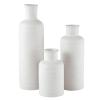 47th & Main Modern Flower Vases | Ceramic Vases for Home Dcor, Set of 3, White view 1