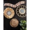 47th & Main Boho Dcor Coastal Shell Wall Dcor, 14" Diameter, Natural view 2