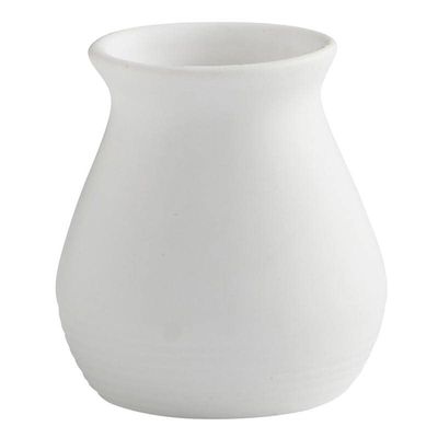 47th & Main Flower Vase | Ceramic Bloom Vase for Home Dcor, Small, White