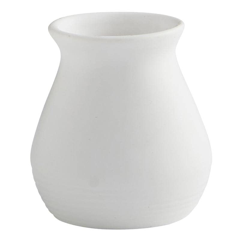 47th & Main Flower Vase | Ceramic Bloom Vase for Home Dcor, Small, White
