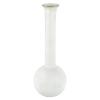47th & Main Modern Flower Vase | Tall Glass Narrow Mouth Vase for Home Dcor, 5.25" Dia x 15" H, White view 1