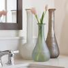 47th & Main Modern Flower Vase | Tall Glass Narrow Mouth Vase for Home Dcor, 5.25" Dia x 15" H, White view 2