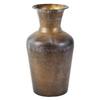 47th & Main Rustic Flower Vase | Distressed Metal Vase for Home Dcor, Large, Brown view 1