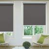 Cordless Roller Blinds Blackout Window Blinds and Shades Customized Size Spring Blinds Privacy Waterproof Thermal Insulated Fabric Curtain UV Protection for Home Office, 47" W x 78" L, Dark Grey view 2