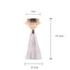KANDUO Candle Holders Decorative Candelabra, Imitation Marble Wrought Candlesticks Holder, Modern Candlestick Decoration for Table Centerpiece Decor (Size : A) view 2