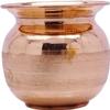 OMG Deals India Traditional Copper Pure Lota Kalash Pot Hindu Pooja Puaj Prayer for worship wedding mandir temples (12 Pieces) view 2