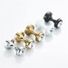 ZAANHA Brass Single Towel Robe Hook, Diamond Hanging Clothes Hat Wall Hooks Heavy Duty Wall Mounted Coat Rack (Size : Brass) view 2