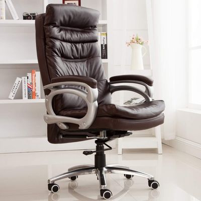 Computer Office Chair Swivel Task Chair Ergonomic PU Leather Office Chair,400lbs High Back Desk Chair Bonded Leather Executive Chair with Adjustable Lumbar Support High Back Executive Task Swivel Leat