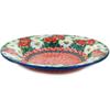 Polmedia Polish Pottery Pasta Bowl 9-inch UNIKAT - Polish Summer Pattern Handmade in Boleslawiec Poland by Ceramika Artystyczna + Certificate of Authenticity view 2