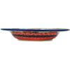 Polmedia Polish Pottery Pasta Bowl 9-inch UNIKAT - Polish Summer Pattern Handmade in Boleslawiec Poland by Ceramika Artystyczna + Certificate of Authenticity view 3
