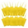 DISCOUNT PROMOS Reusable Cloth Fabric Grocery Tote Bags - 10 Pack - Gift Bags - Yellow view 1