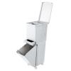 HIHELO Trash Bin 42L Kitchen Wet Dry Sorted Trash Can Double-Layer Recycle Bin Large-Capacity Trash Bin Home Kitchen Garbage Rubbish Bin Garbage Can with Lid Kitchen Trash Can (Color : Gris) view 1