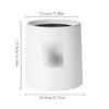 BONAD Kitchen Garbage Can Mini Trash Can, Plastic Desktop Trash Can, Waste Waste Bin, Wastebasket Dispenser for Home Office, Bathroom, Living Room, Kitchen Or Coffee Table Wastebasket view 2