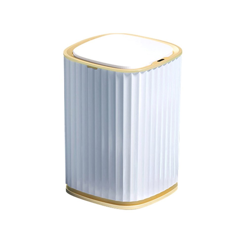 BONAD Kitchen Garbage Can Smart Sensor Garbage Bin Kitchen Bathroom Toilet Trash Can Best Automatic Induction Bin with Lid 10/15L Wastebasket (Color : 15L C)