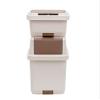 Kitchen Garbage Can Kitchen Sorting Trash Bin Dry Wet Separation Trash Can Large Capacity Flip Trash Can Bathroom Household Combination Trash Can Wastebasket view 3