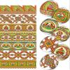 Set of 5 Sheets of Easter Egg Wraps (Decorate 35 Eggs) Heat Shrink Sleeves view 3