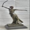 EUROPEAN BRONZE Bronze Statue of Athena Greek Goddess of Wisdom,Strength,Protector of City Athen Artwork Gift Handmade view 1