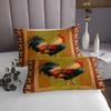3 Piece 3D Chicken Quilt Bedding Set Women Aldult Lightweight Bedding Vintage Flowers Bedspread Set Farmhouse Bedspread Coverlet Soft Microfiber Home Quilt Set for King Bed All Season view 3
