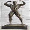 EUROPEAN BRONZE Nude Muscular Man Bronze Sculpture Statue Figurine Art Deco Famous Artist Figure Artwork Gift Handmade view 2