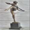 EUROPEAN BRONZE Thyrsus Sexy Dancer Art Nouvea Hand Made Bronze Masterpiece Museum Quality Work Artwork Gift Handmade view 2