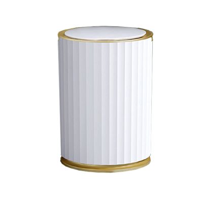 BONAD Kitchen Garbage Can Trash Can,Sensor Trash Can Large Capacity Round Leucorrhea Golden Bathroom Trash Can Kitchen Automatic Induction Garbage Bin with Lid Wastebasket