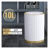 BONAD Kitchen Garbage Can Trash Can,Sensor Trash Can Large Capacity Round Leucorrhea Golden Bathroom Trash Can Kitchen Automatic Induction Garbage Bin with Lid Wastebasket view 4