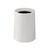 HIHELO Trash Bin Trash Can,Nordic Style Trash Can Double Layer Round Shape Paper Basket for Bathroom Kitchen Living Room Bedroom White Black Trash Can Bin 10L Kitchen Trash Can (Color : Black 10) view 1