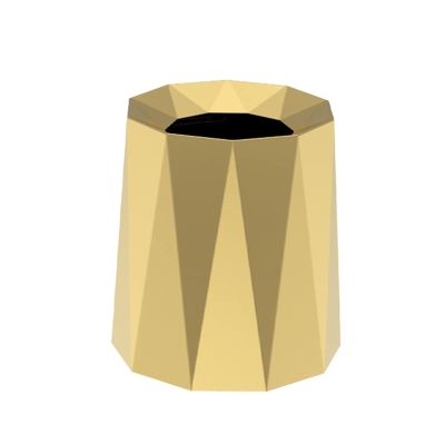 HIHELO Trash Bin Trash Can,Modern Light Luxury Trash Can Household Garbage Can Without Cover Creative Large Capacity Wastebasket Recycling Bin Large 5 Colors Kitchen Trash Can (Color : 1)