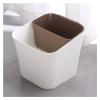 HIHELO Trash Bin Dry and Wet Separation Trash Can Multifunctional Household Recycling Bin Detachable Classification Trash Can for Living Room Kitchen Bathroom Kitchen Trash Can (Color : Brown) view 1