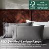 GOKOTTA King Bamboo Rayon Sheets 6 Pieces, Soft Cooling Sheets Stay Put view 2