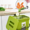 HIHELO Trash Bin Compost Bin for Kitchen Counter Hanging Small Trash Can with Lid Under Sink Kitchen Home Rubbish Bin Kitchen Cabinet Door Recycle Bin 4 Colors Kitchen Trash Can (Color : Gold) view 3