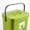 HIHELO Trash Bin Compost Bin for Kitchen Counter Hanging Small Trash Can with Lid Under Sink Kitchen Home Rubbish Bin Kitchen Cabinet Door Recycle Bin 4 Colors Kitchen Trash Can (Color : Gold) view 4