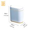 BONAD Kitchen Garbage Can Smart Sensor Garbage Bin Kitchen Bathroom Toilet Trash Can Best Automatic Induction Bin with Lid 10/15L Wastebasket (Color : 10L B) view 2