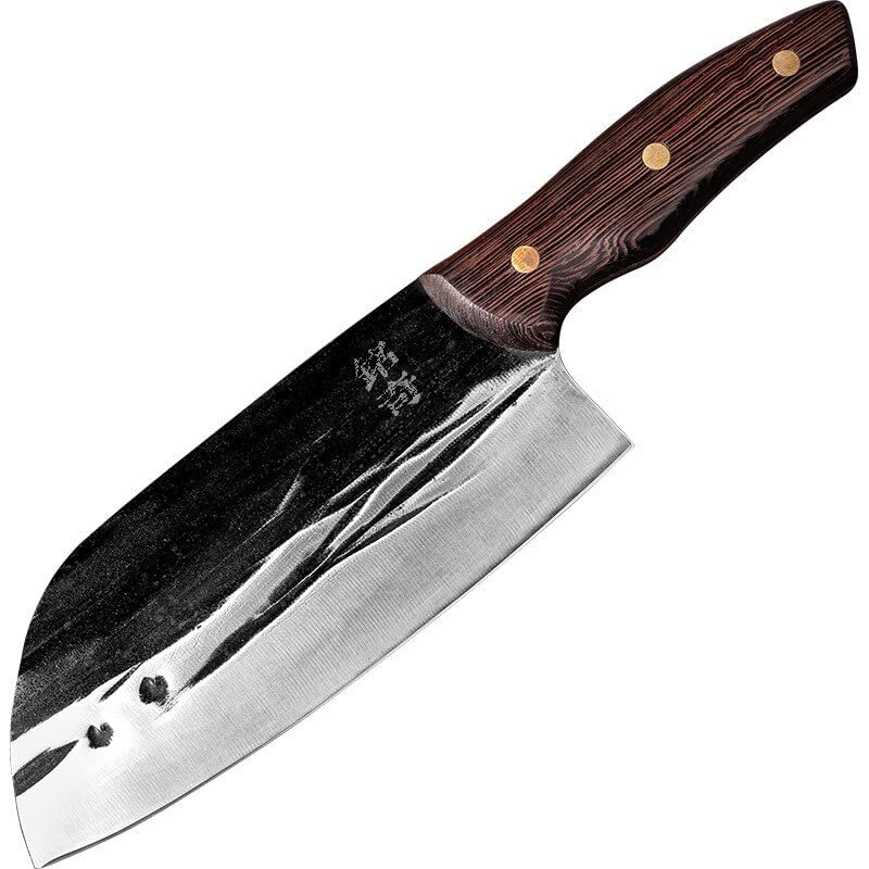 Meat cleaver, 6.7inch Chinese Style Forging Small Kitchen Multifunctional Household Lady Cooking Tool Sharp Stainless Steel Meat Knives Cleaver Knife