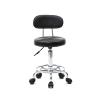 YEMELI Round Stool Ha Ha Feet Rotation Bar Stool Round Shape Adjustable Salon Stool with Back and Line Modern Pub Kitchen Counter Height Bar stools view 1
